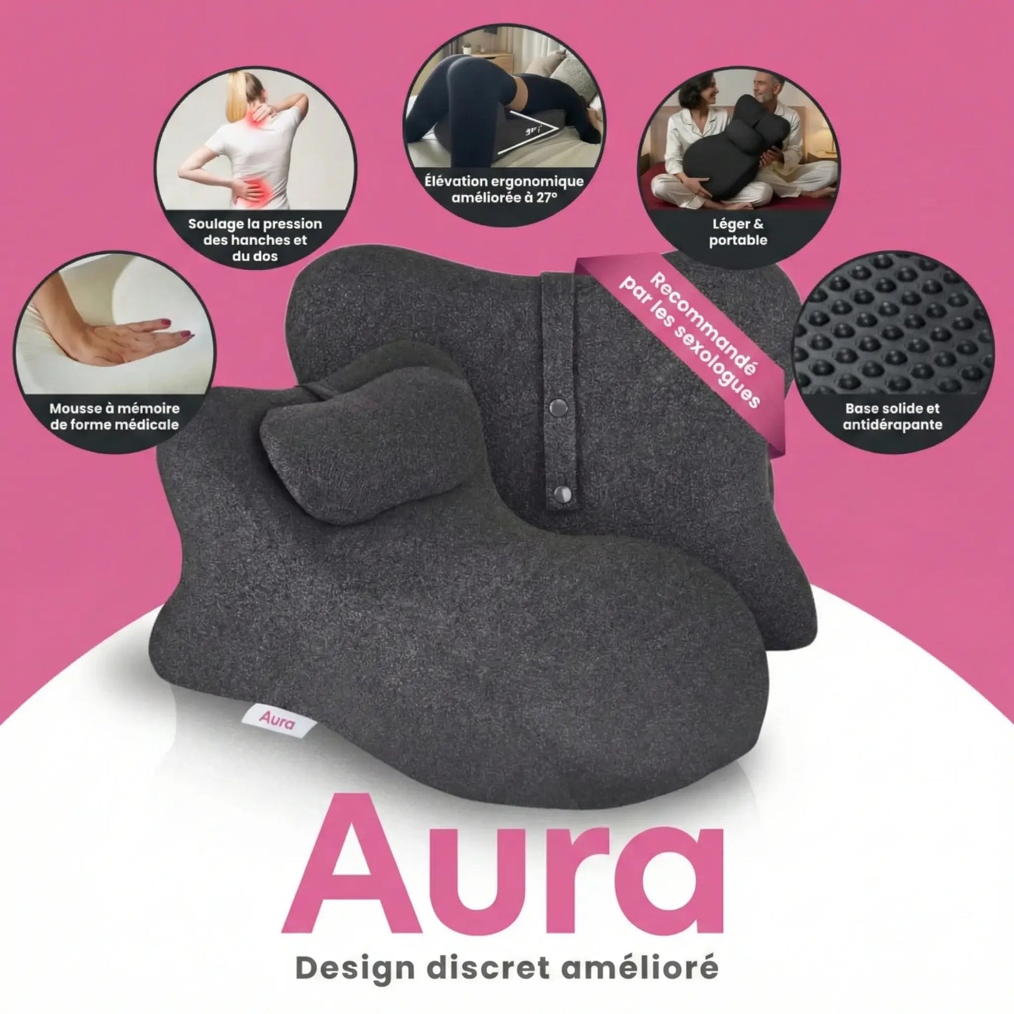 Oreiller de Confort Intime Aura